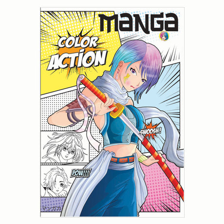 Libro especial Holanda BV manga color acción libro para colorear
