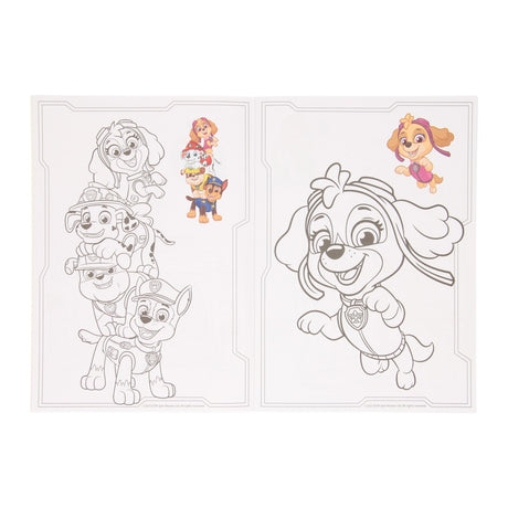 Libro para colorear patrulla canina + pegatinas