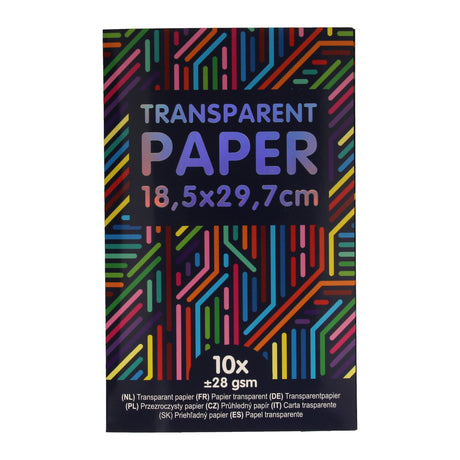 Gana el papel transparente Holanda de color, 10º.