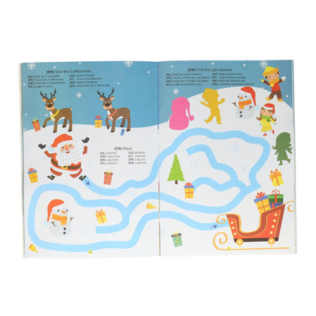 Gana holland libro para colorear y actividades a4 navidad