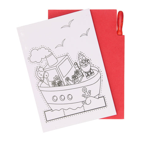 Bloque de pasadores de Sinterklaas 14,5x20,5cm