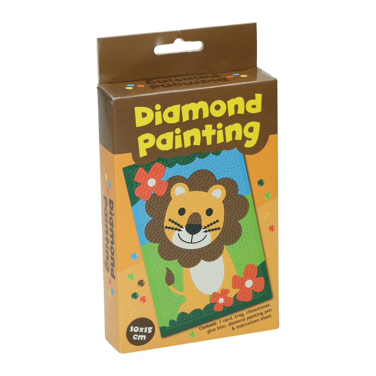 Gana pintura de diamantes de Holanda - león