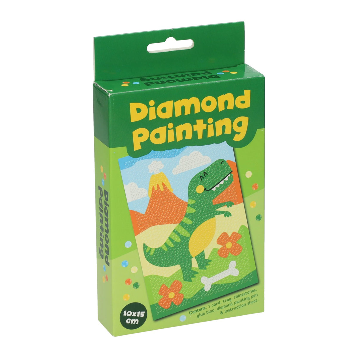 Gana pintura de diamantes de Holanda - dinosaurio