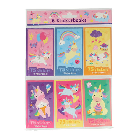 Folletos de unicornios adhesivos de Wins Holland, 6 uds.
