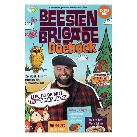 Libro especial Holanda bv libro de actividades de la brigada de animales extra grueso