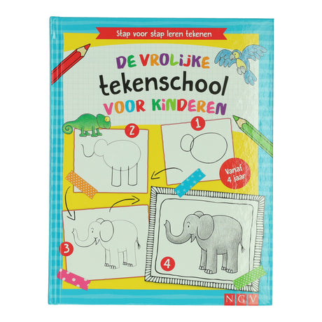 Gana Holanda la alegre escuela de dibujo para niños - paso a paso