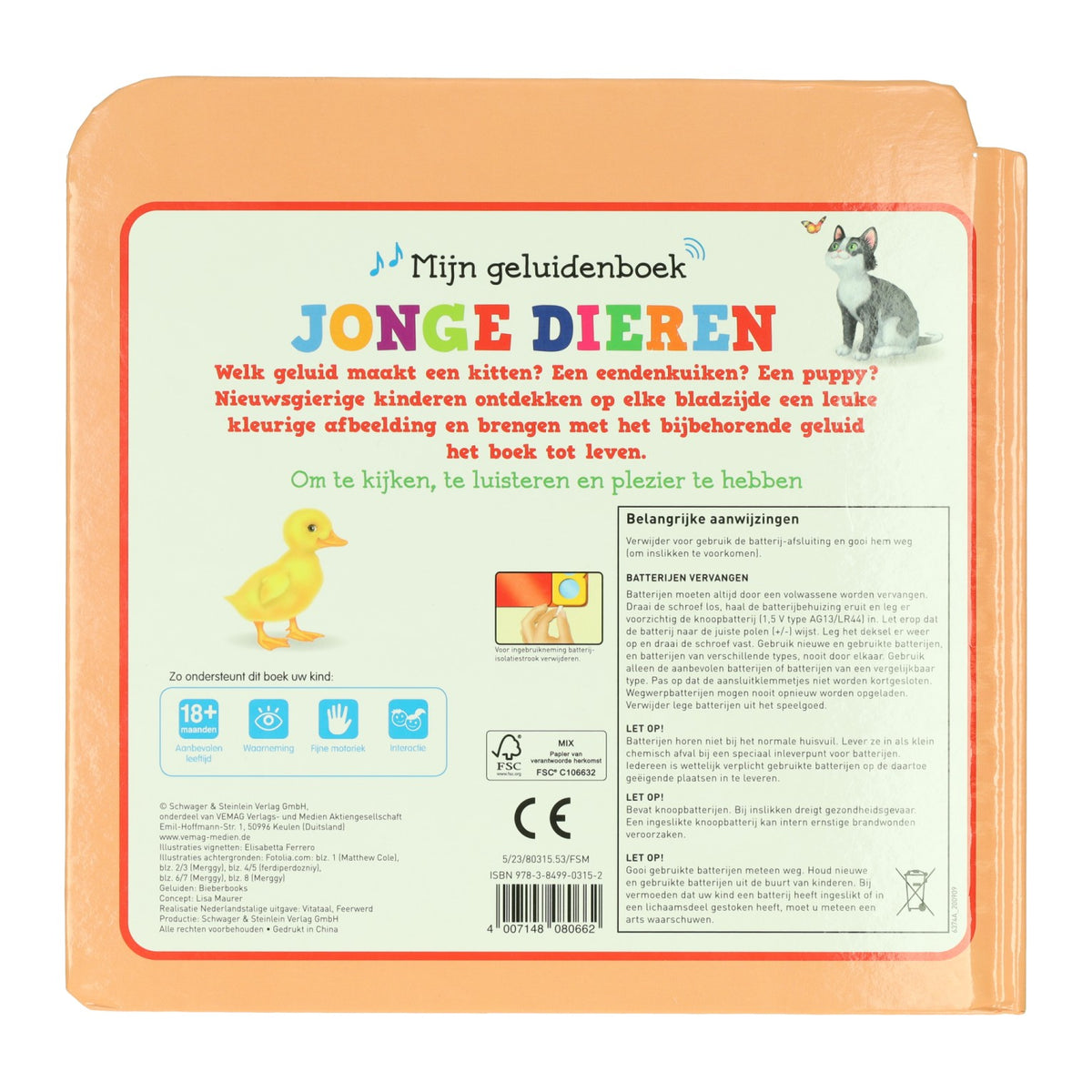 Gana Holanda mi libro sonoro para animales jóvenes