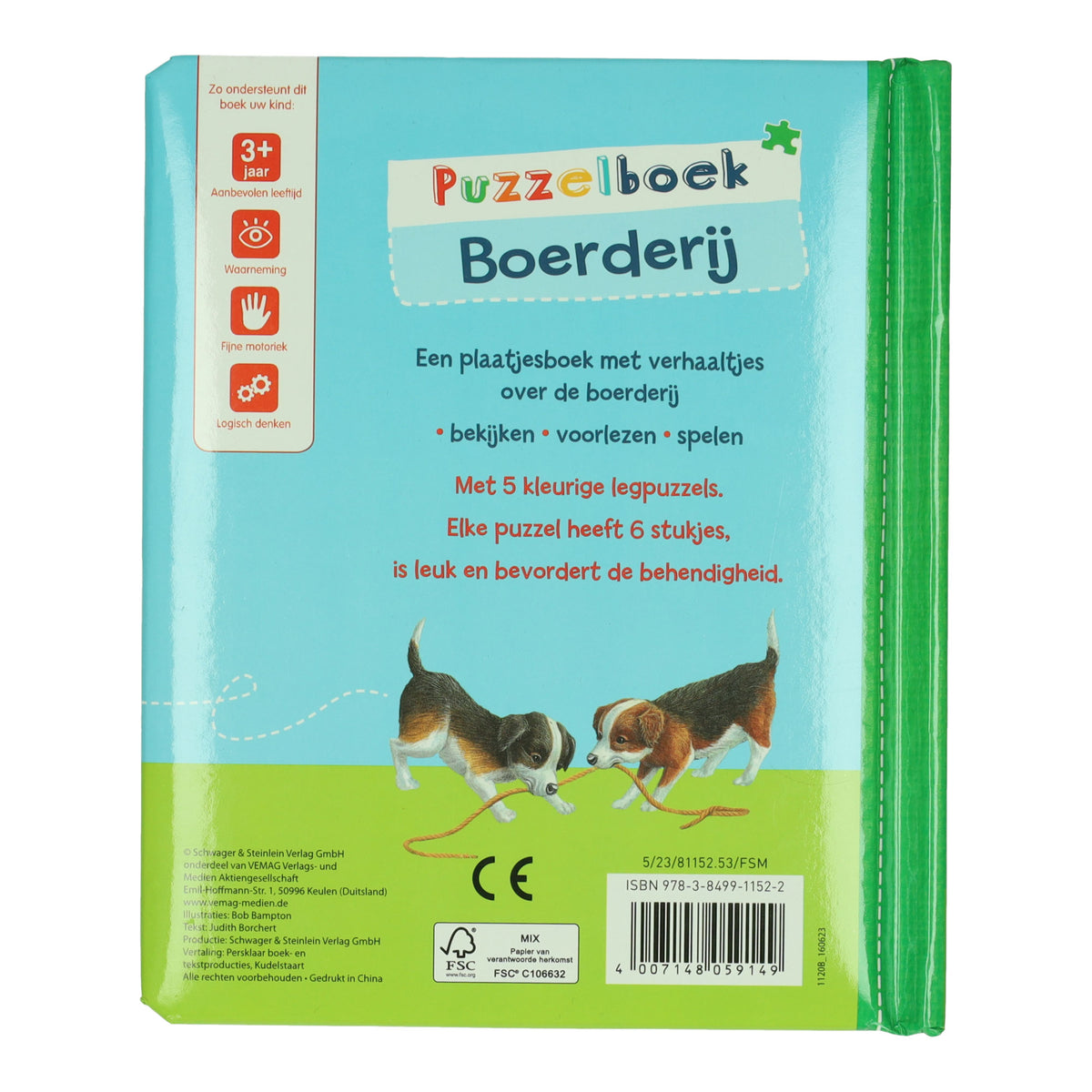 Gana la granja de libros de rompecabezas Holland - 5 rompecabezas