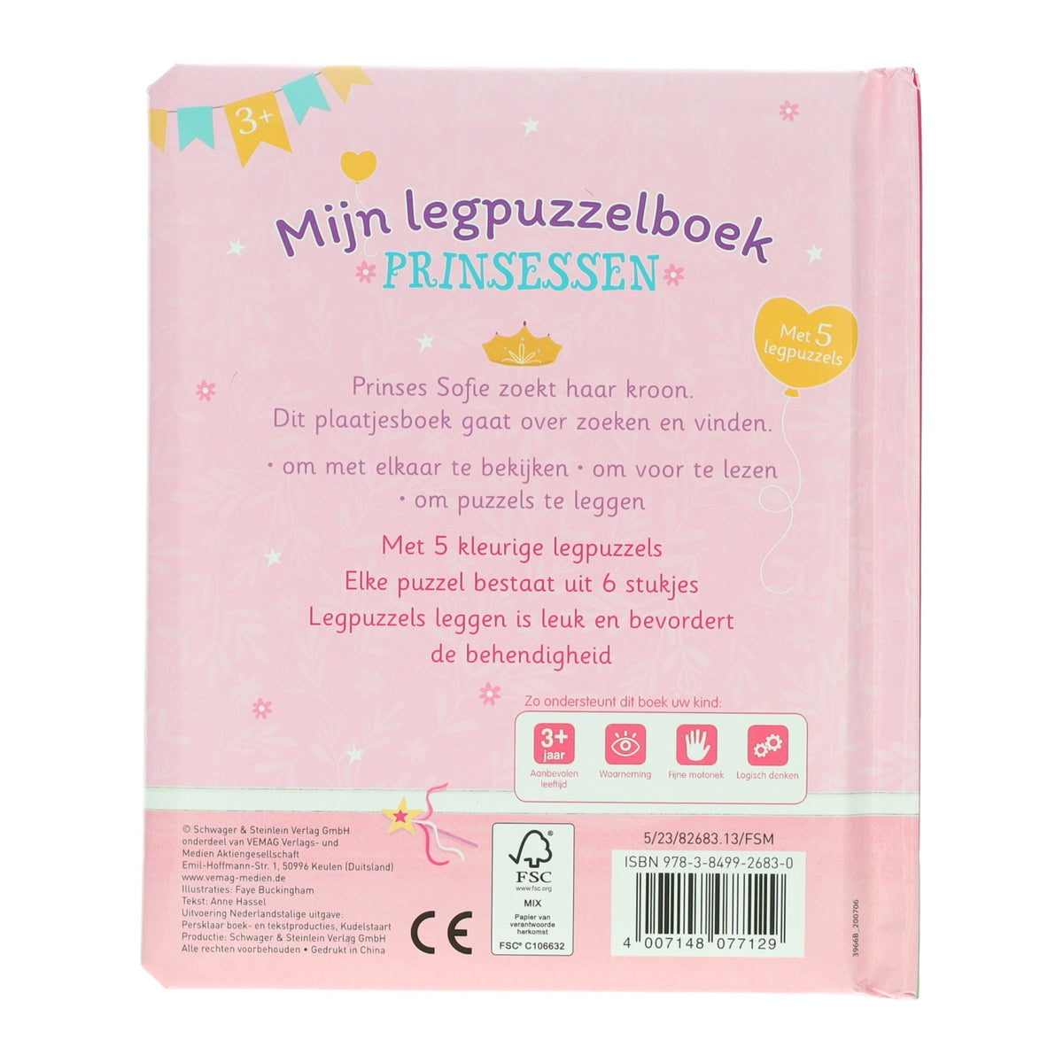 Gana Holanda mi libro de rompecabezas princesas