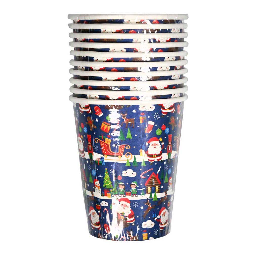 Vasos de papel Wins Holland Navidad - 10 uds.