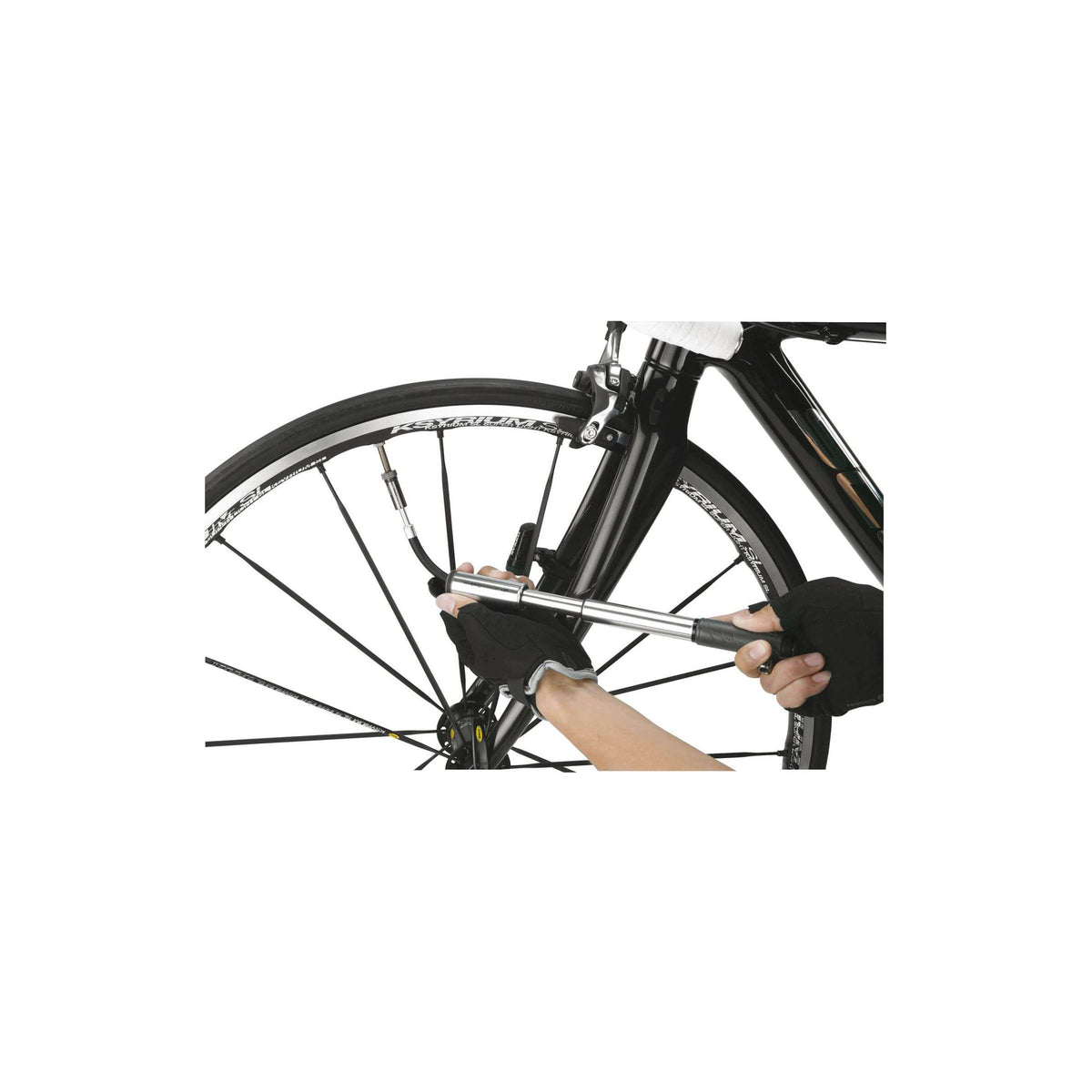 Topeak mini bomba híbrida cohete HP negro