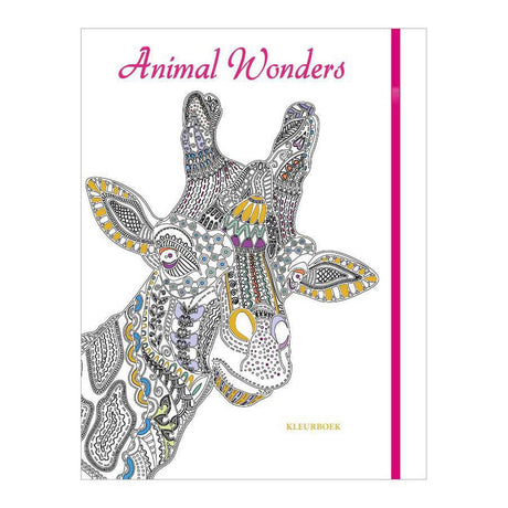 Libro para colorear editoriales rebo: maravillas animales adulto