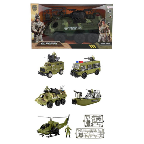 Toi-toys toi toys alfafox vehículo militar con accesorios
