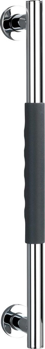 Wenko agarre de pared secura 50cm de acero inoxidable con mango antideslizante de tacto suave - agarre de seguridad - soporte de pared - agarre para bañera - capacidad de carga máx. 120 kg - Probado, inspeccionado y certificado por TüV