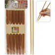 Excelentes palillos de bambú para el hogar, juego de 12 pares