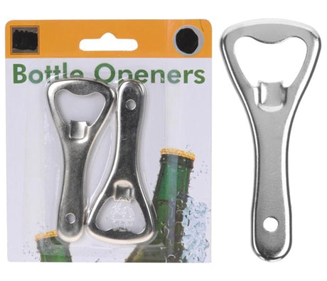 Excelente artículos para el hogar abridor de botellas de metal 9cm 2 partes