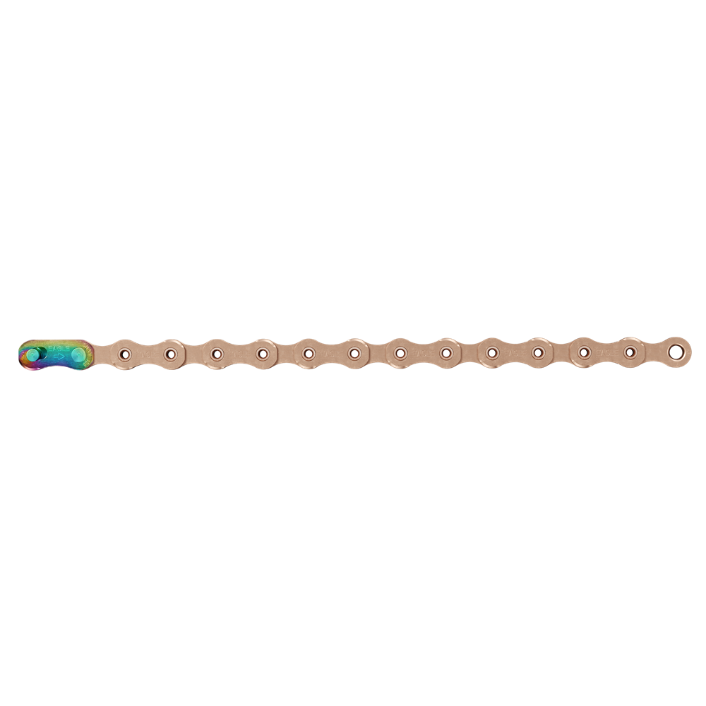 Cadena Sram xx1 eagle 12 velocidades pasador hueco cobre