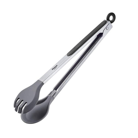 Westmark pinzas para servir pinzas para ensalada redondas acero inoxidable silicona maxi 32,5 cm