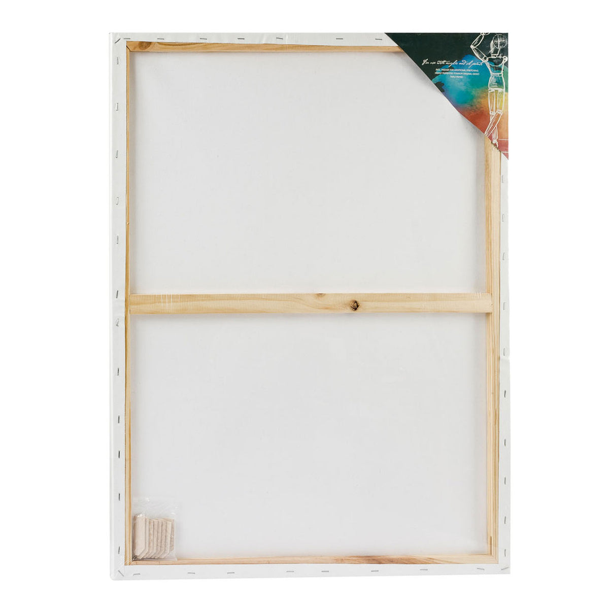 Grupo de manualidades creativas lienzo pintura lienzo algodón 60x80 cm pintura blanca.