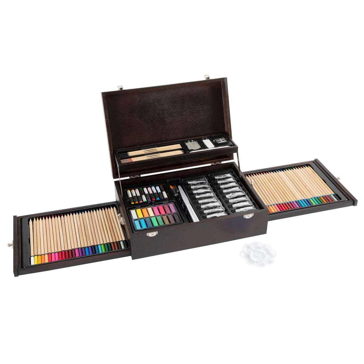 Maleta creativa de madera de lujo Creative craft group, 115 uds.