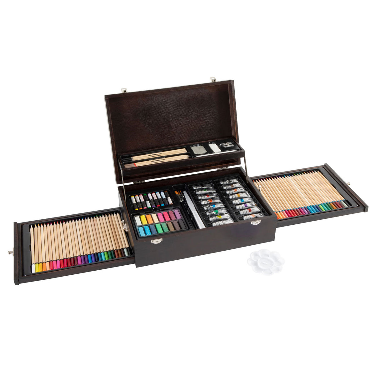 Maleta creativa de madera de lujo Creative craft group, 115 uds.