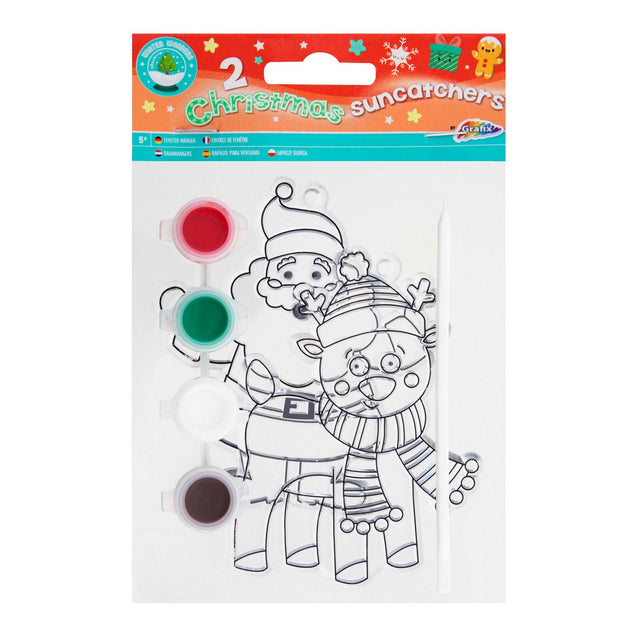Grafix xmas colgadores de ventana navidad