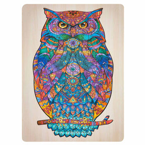 Grupo de artesanía creativa Owl Unique Wooden Puzzle, 130º.