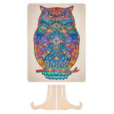 Grupo de artesanía creativa Owl Unique Wooden Puzzle, 130º.