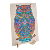 Grupo de artesanía creativa Owl Unique Wooden Puzzle, 130º.