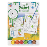 Grupo de manualidades creativas pintando por números - 2 imágenes - a partir de 4 años