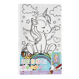 Pintura en grupo de manualidades creativas por números - unicornio