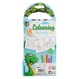 Bloque de actividades para colorear Unicornio Grafix con lápices de colores