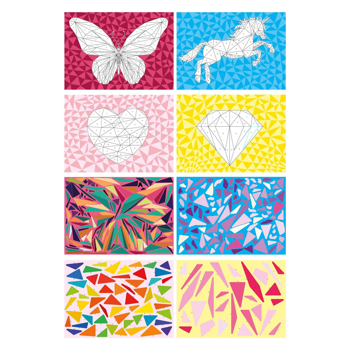 Adhesivo Grafix por número - mariposa