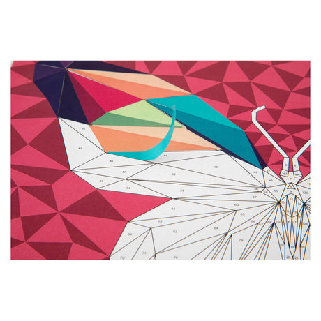 Adhesivo Grafix por número - mariposa