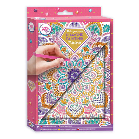 Grafix haz tu propio cuaderno de pintura de diamantes rosa