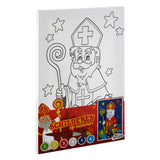Cuadro en lienzo Grafix sint por números 30cm