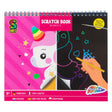 Grafix cuaderno para rascar unicornio, 10 hojas