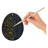 Colgantes para rascar de grupo de manualidades creativas Pascua, 9 piezas.