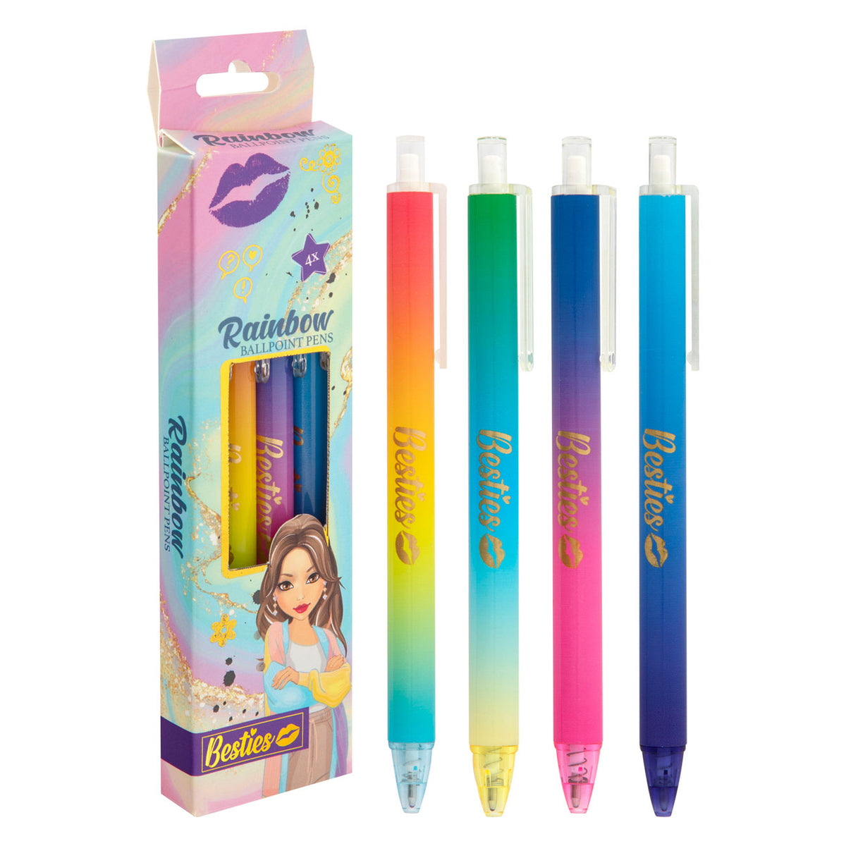 Bolígrafo Besties, 4 uds.