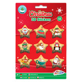 Grafix pegatinas 3D Navidad