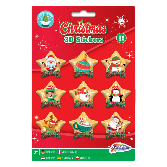 Grafix pegatinas 3D Navidad