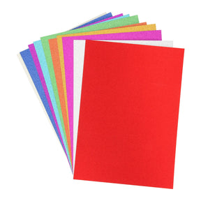 Creative craft group cartulina con purpurina A4, 10 hojas