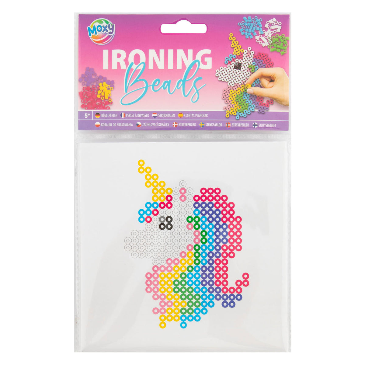 Juego de cuentas para planchar pequeño Creative Craft Group - Unicornio