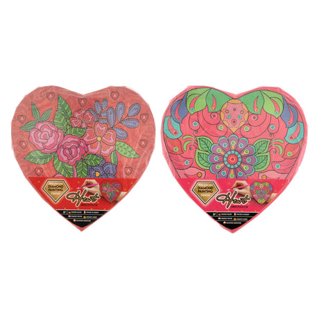 Creative Craft Group Pintura de diamantes Hart Canvas