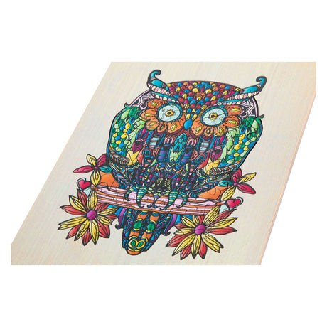 Grupo creativo de artesanía Wooden Jigsaw Puzzle uil, 133st.