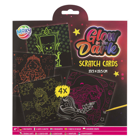 Las tarjetas rasca y gana Grafix brillan en la oscuridad
