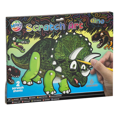 Grupo de manualidades creativas animales de arte scratch - b