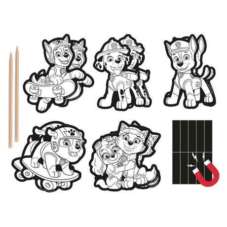 Imanes para rascar Moxy patrulla canina, 12 uds.
