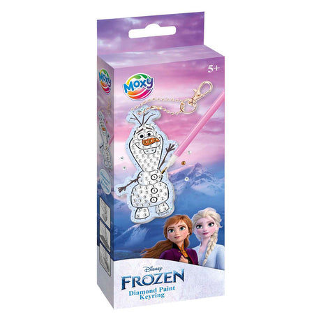 Moxy haz tu propio llavero de pintura de diamante Olaf