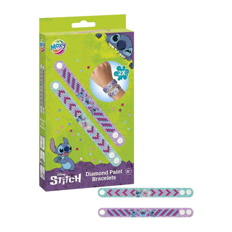 Pulseras con pintura de diamantes de punto Disney de Moxy